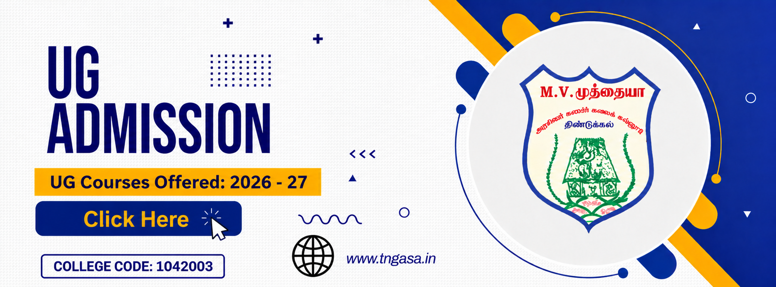 UG Courses Offered 2026-2027